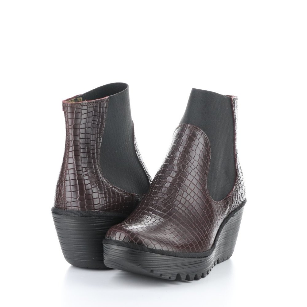 Fly London - YADE398FLY Chelsea Boot-Wine-NWB